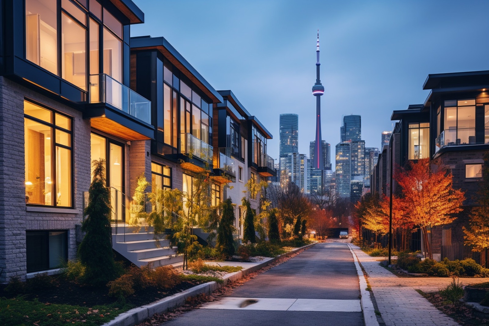 Modern suburban homes in Canada representing the Canada Housing Market Q2 2026 and residential real estate trends